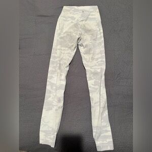lululemon athletica Gray Camo Leggings